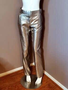 BOUDICCA Silver Lame Trousers UK 8 US 4